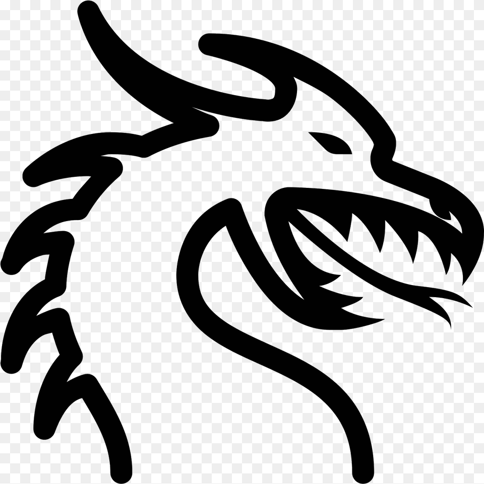 Svg Freeuse Claw Vector Dragon Dragon Icon, Gray Png Image