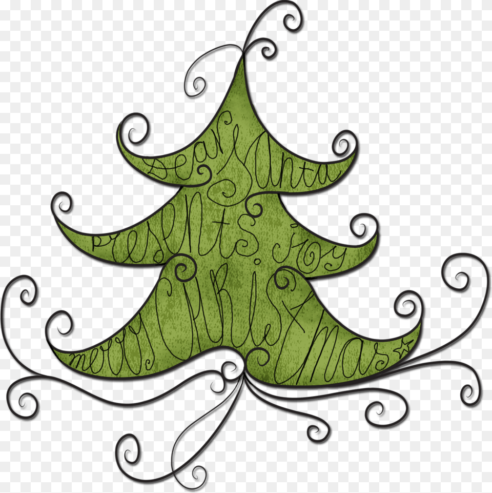 Svg Freeuse Download A Xmas Doodles And Scrap Christmas Tree Doodle, Leaf, Pattern, Plant, Art Png