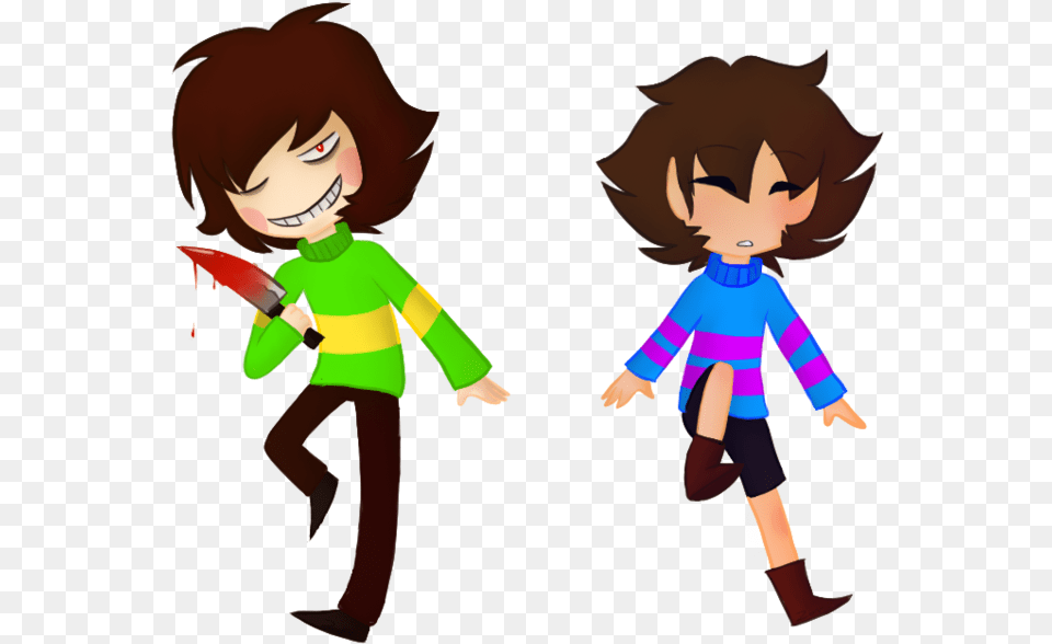 Svg Freeuse Library Frisk Chara Undertale Frisk And Chara, Book, Comics, Publication, Baby Free Transparent Png