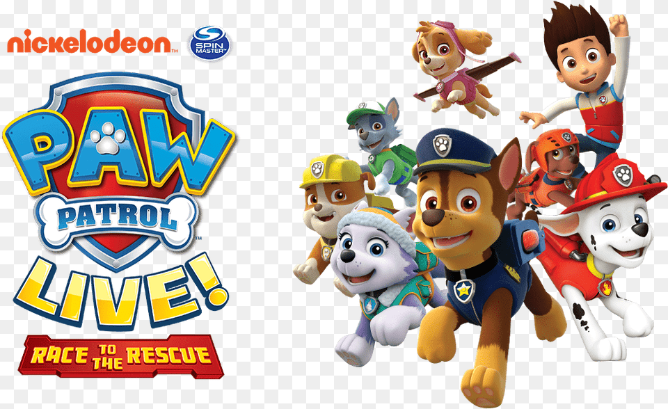 Svg Freeuse Library Live Race To The Rescue Coming Paw Patrol Live Race To The Rescue, Baby, Person, Game, Super Mario Free Png Download