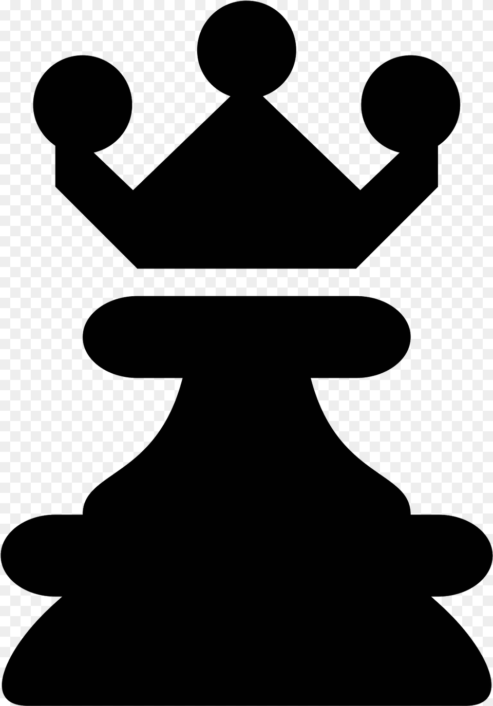 Svg Freeuse Queen Icon Download Black Queen Chess Piece No Background, Gray Free Transparent Png