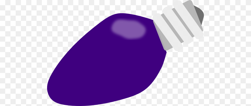 Svg Freeuse Stock Purple Lightbulb Clip Art At Clker Purple Christmas Light Bulb, Brush, Device, Tool Free Png Download