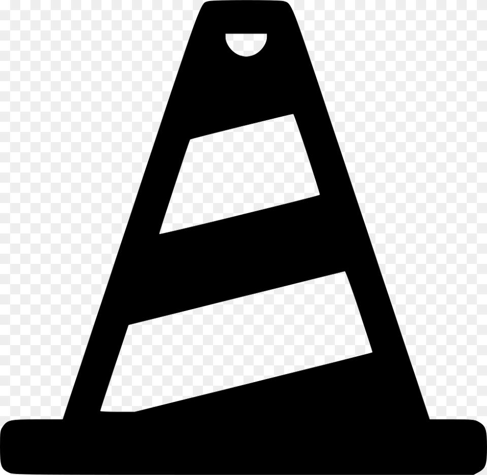 Svg Icon Traffic Cone Svg, Triangle Free Png Download