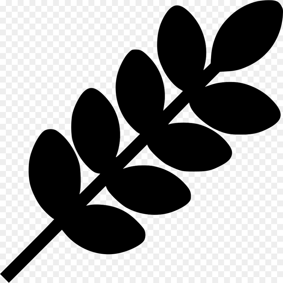 Svg Icon Illustration, Leaf, Plant, Silhouette, Stencil Png Image