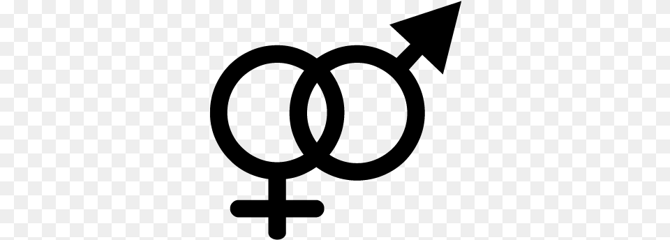 Svg Lesbian Symbol Pink Transparent, Gray Png Image