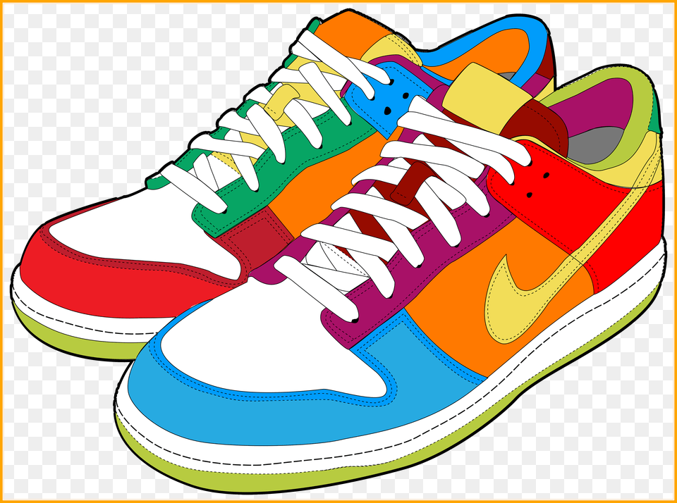 Svg Library Download Shocking U F Shoes C Clip Art Shoes Vector, Clothing, Footwear, Shoe, Sneaker Free Transparent Png