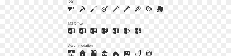 Svg Library Windows Icons Diy Ms Accommodation Ms Office Vector Icons, Scoreboard, Text Free Png Download