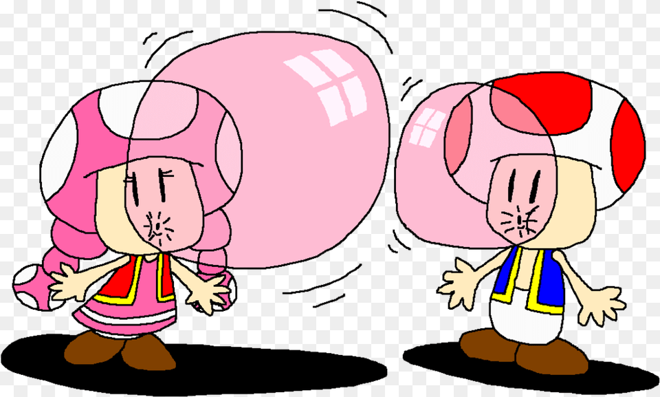 Svg Library Library Toad And Toadette Bubble Cartoon, Balloon, Baby, Person, Face Free Transparent Png