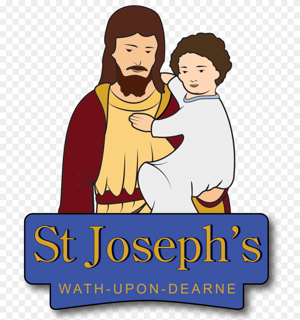 Svg Library Saint Joseph S Church Wath Upon Dearne St Joseph Catholic Church Logo, Publication, Book, Person, Man Free Png Download