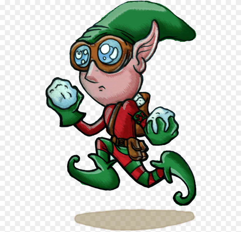 Svg Library Snowball Clipart Elf Cartoon Elf Snowball Fight, Baby, Person, Face, Head Png