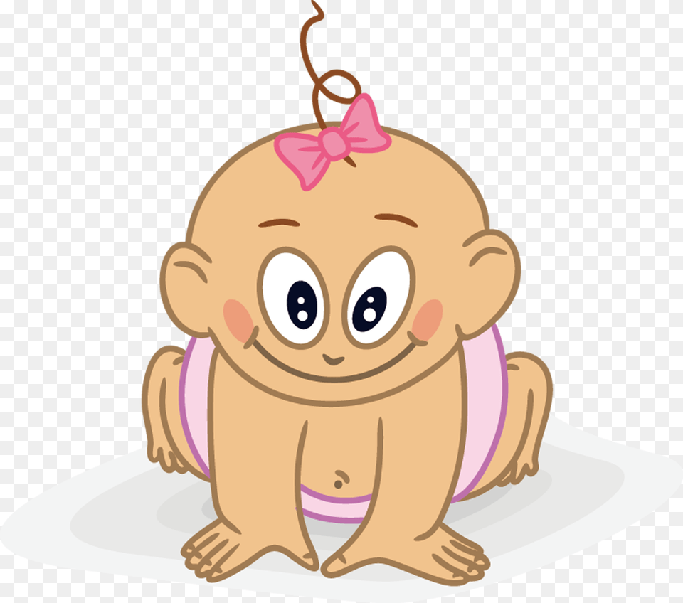 Svg Library Stock Bow Clip Character Best Gift Baby Cartoon Crawling Hoodiet Shirtmug, Face, Head, Person, Animal Png Image
