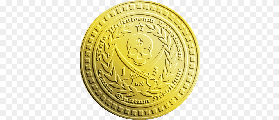 Svg Library Stock Coin Clip Pirate Pirate Gold Coin, Money, Plate Free Png Download