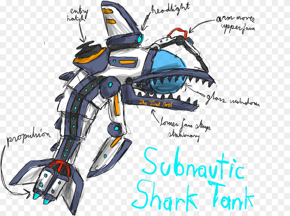 Svg Library Stock Subnautic Shark Tank By The First Subnautica Dlc Concept Art Free Png Download