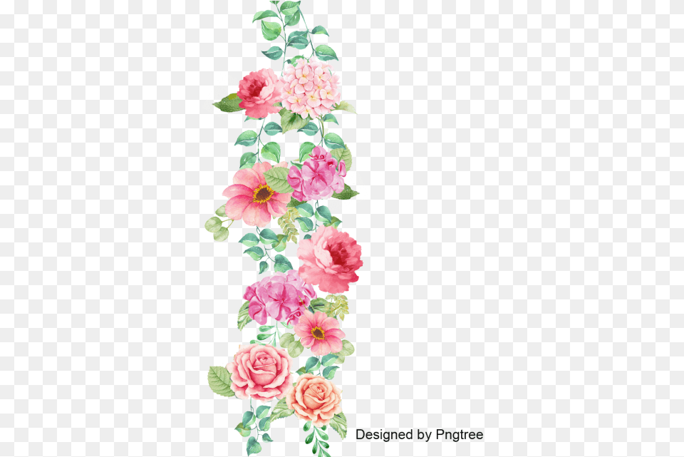 Svg Library Vector Downloads Flower Flower Border Vector, Art, Plant, Floral Design, Pattern Png Image
