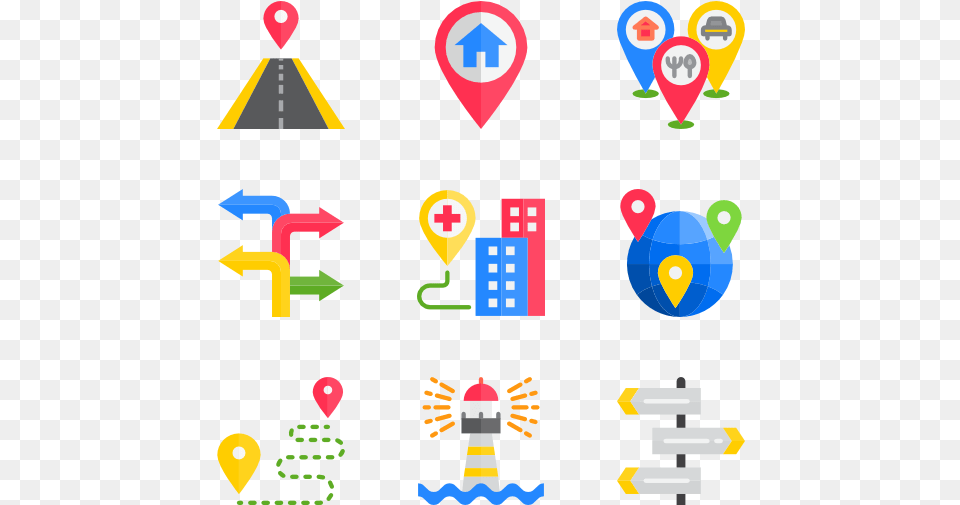 Svg Marker Flat Map Screen Navigation Icon, Balloon, Text Free Png