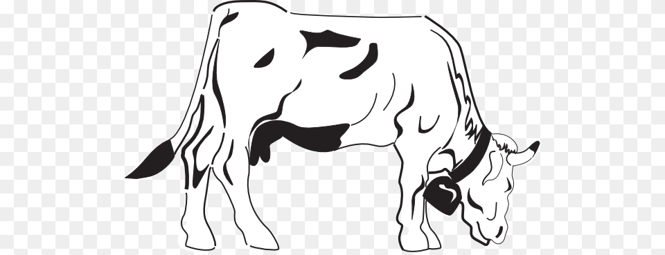 Svg Royalty Library Cows Grazing Clipart Coloring Book, Animal, Cattle, Cow, Dairy Cow Free Png