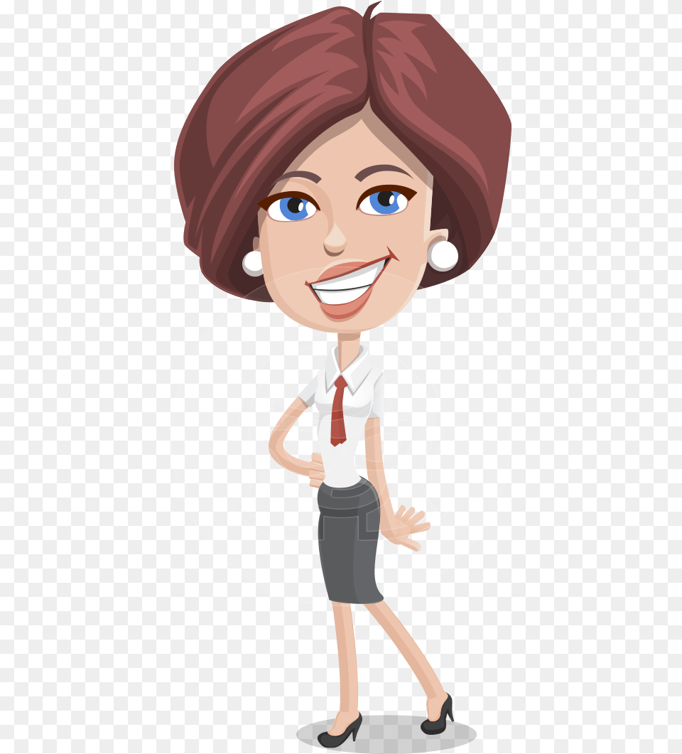 Svg Royalty Stock Businesswoman Clipart Woman Woman Cartoon Character, Book, Publication, Comics, Person Png