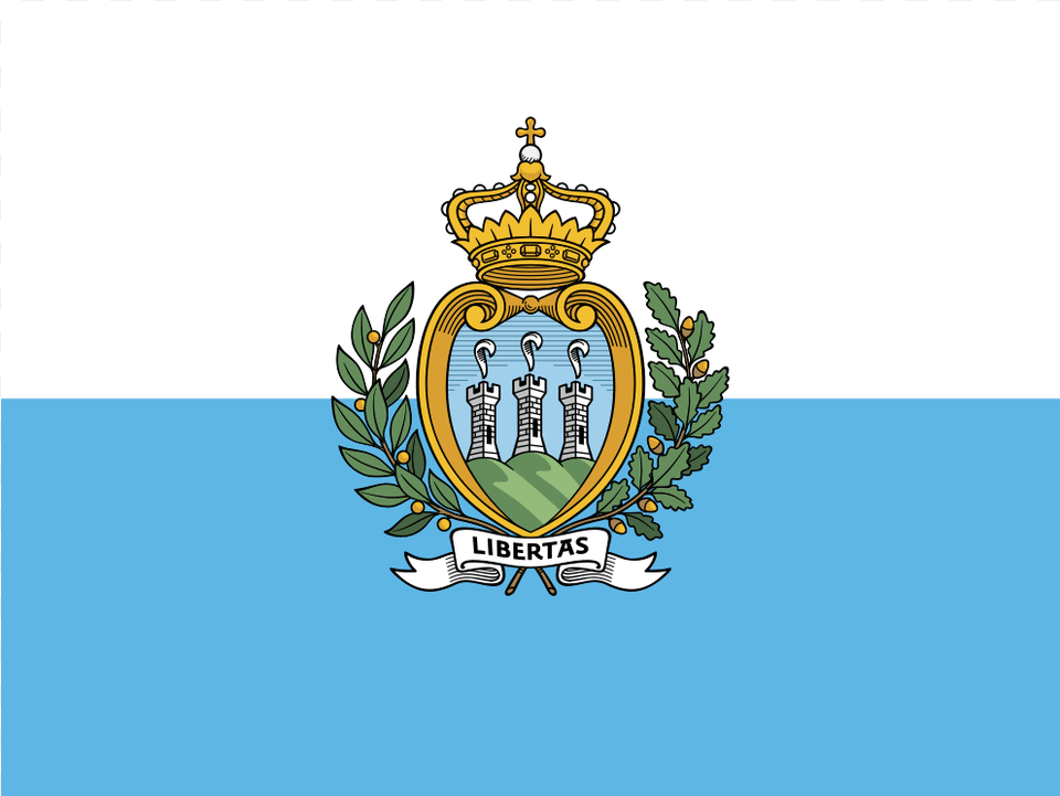 Svg San Marino Flag Map, Emblem, Logo, Symbol, Badge Png Image