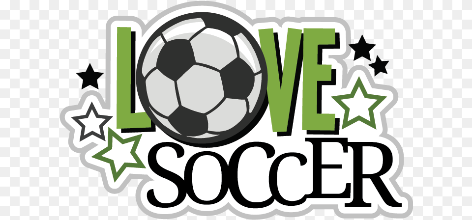 Svg Scrapbook File Soccer Files Love Soccer Clipart, Ball, Football, Soccer Ball, Sport Free Png Download