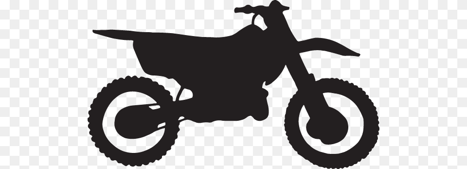 Svg Silhouette Dirt Bike Dirt Bike Silhouette, Motorcycle, Vehicle, Transportation, Wheel Png