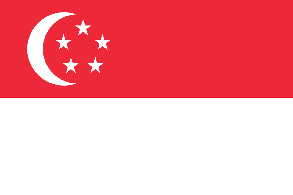 Svg Singapore Flag Cartoon Png