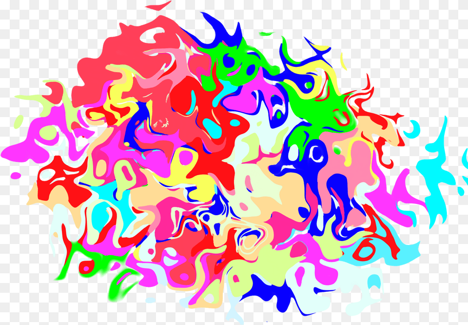 Svg Stain Taches Multicolores, Art, Graphics, Modern Art, Paper Free Png
