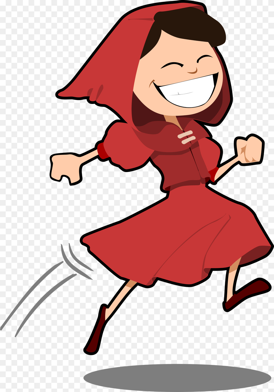 Svg Stock Hop Jumping On Dumielauxepices Little Red Riding Hood Cartoon, Adult, Female, Person, Woman Free Transparent Png