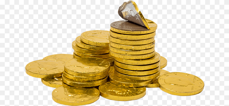 Svg Stock Milk Coins Frankford Candy Chocolate Coins Gold Coin Chocolate, Treasure, Money Free Png