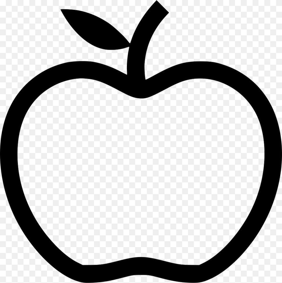 Svg Teacher Apple, Food, Fruit, Plant, Produce Free Png Download