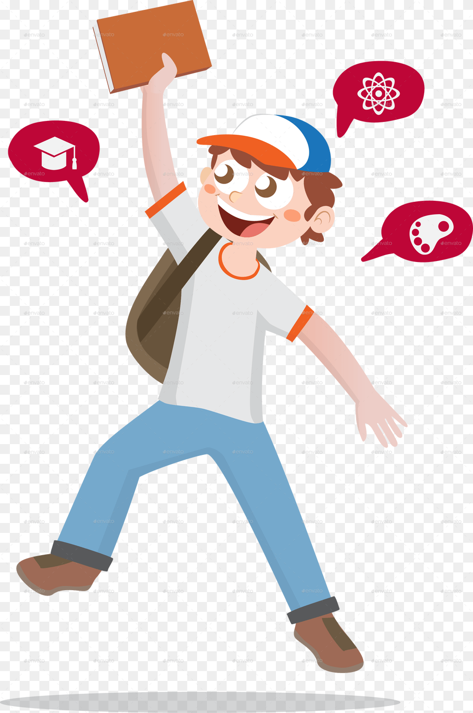 Svg Boy School Cartoon, Person, People, Face, Head Free Transparent Png