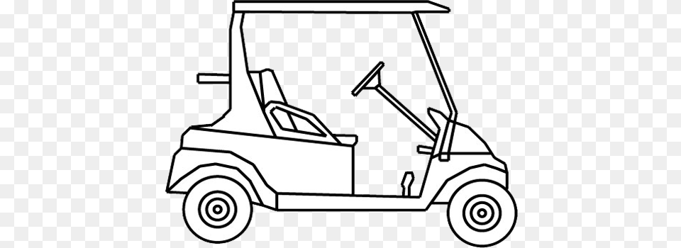 Svg Transparent Car Side View Drawing At Getdrawings Golf Cart Side View, Golf Cart, Sport, Transportation, Vehicle Png Image