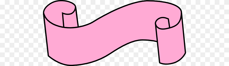 Svg Transparent Download Magenta Scroll Banner Encode Light Pink Ribbon Clipart, Clothing, Footwear, High Heel, Shoe Png Image