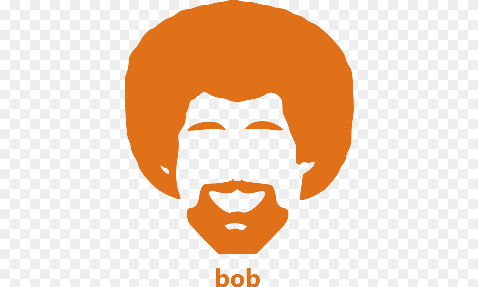 Svgs For Geeks Bob Ross, Logo, Photography, Adult, Male Free Png