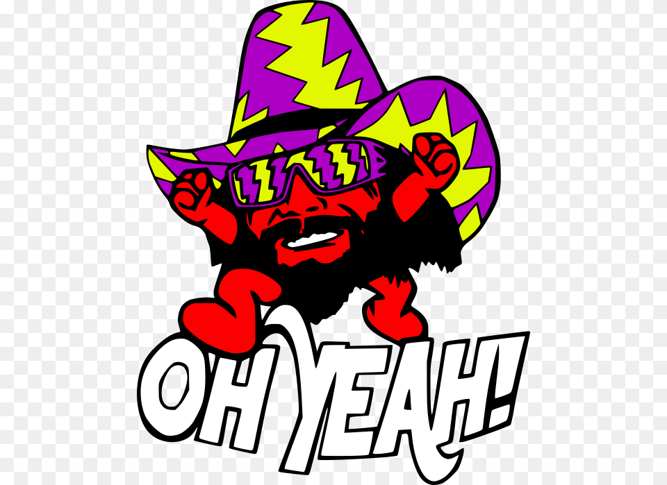 Svgs For Geeks Macho Man Kool Aid, Clothing, Hat, Face, Head Free Png Download