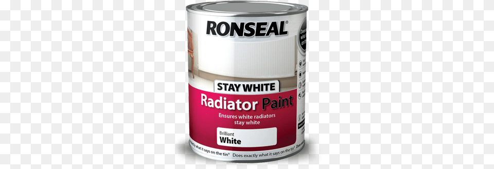 Sw Radiator Paint 750ml Ronseal Radiator Paint, Paint Container, Can, Tin Png