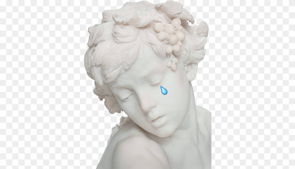 Swag Boys Sad Dope Grunge Water Urban Tears Emotional Statue Transparent Gif, Baby, Person, Face, Head Png Image