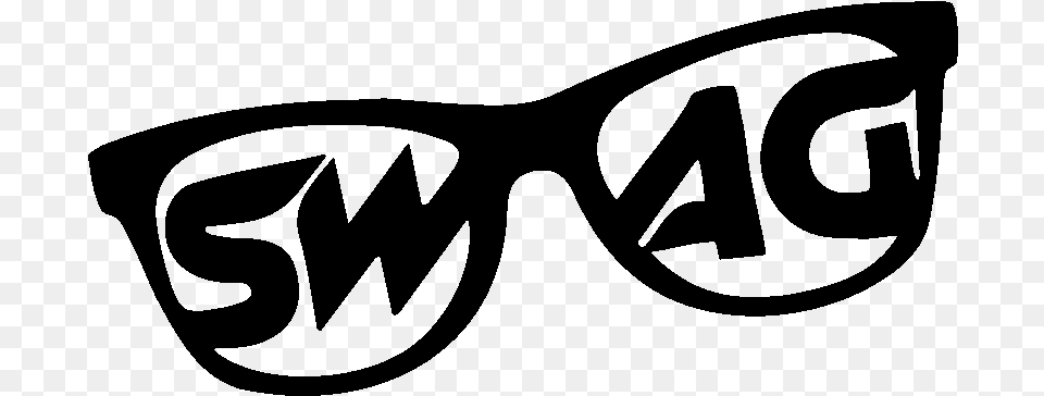 Swag Glasses Background, Gray Free Transparent Png