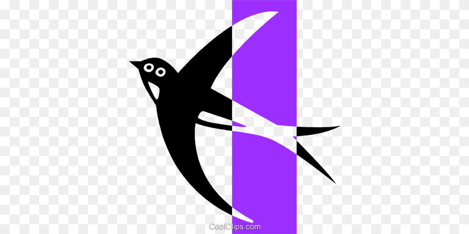 Swallow Royalty Vector Clip Art Illustration, Animal, Bird, Fish, Sea Life Free Png