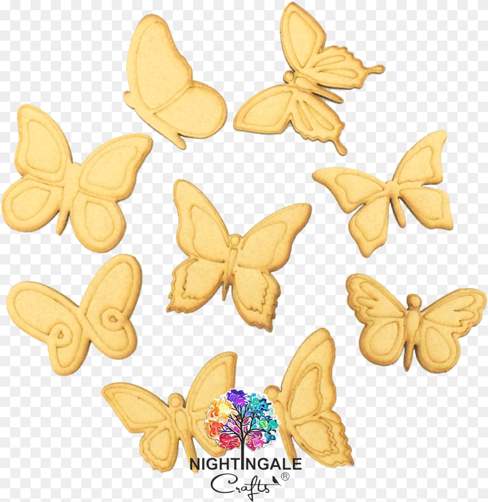 Swallowtail Butterfly, Cream, Dessert, Food, Icing Png