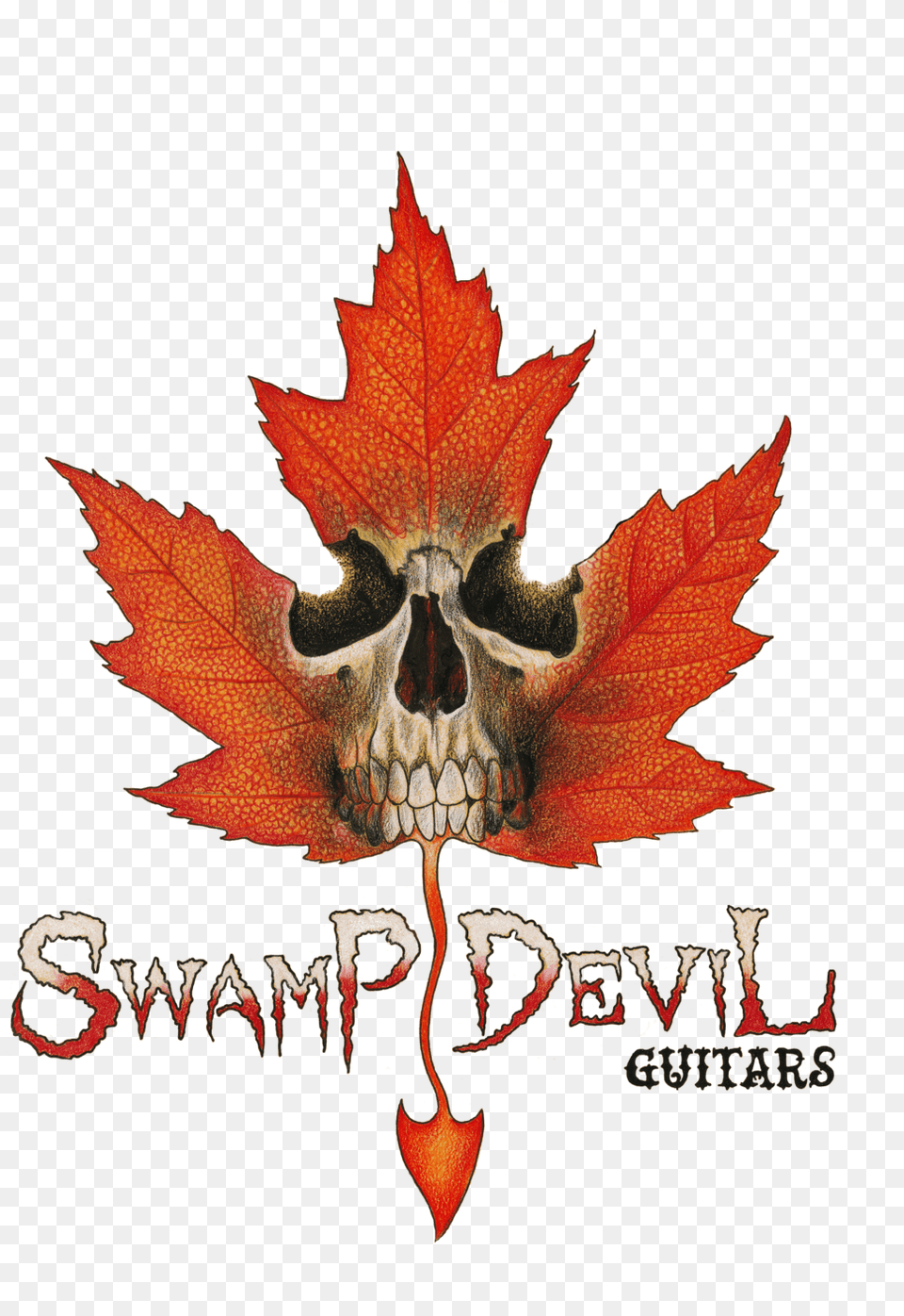 Swamp Devil Guitars Logo, Leaf, Plant, Tree, Maple Png