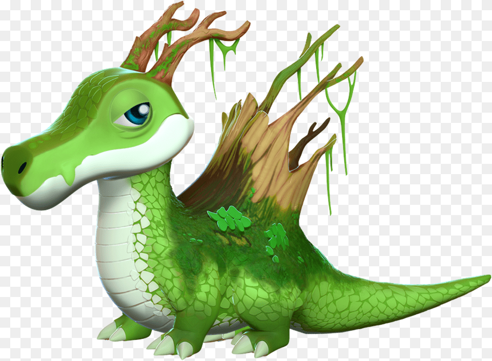 Swamp Dragon, Green, Animal, Dinosaur, Reptile Png Image
