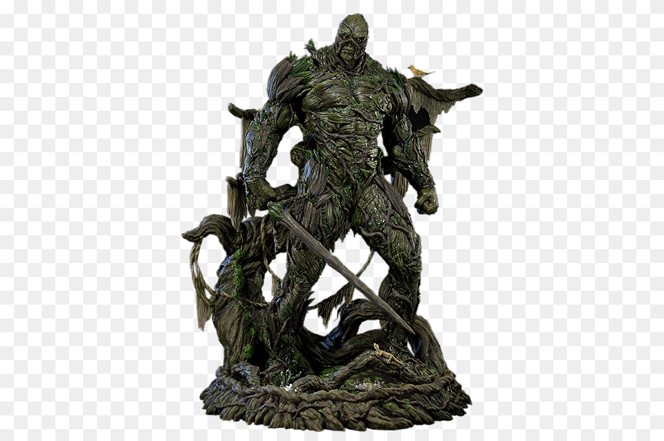 Swamp Thing Action Figure, Wood, Animal, Bird, Bronze Free Transparent Png