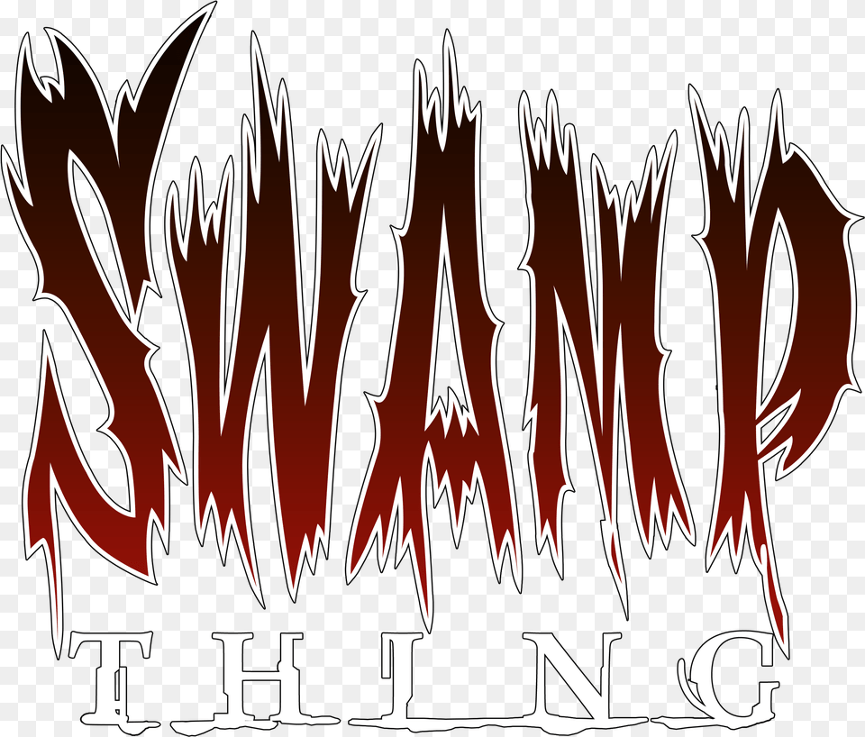 Swamp Thing Illustration, Text, Bonfire, Fire, Flame Png