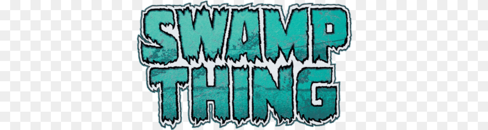 Swamp Thing Logo, Book, Publication, Art, Graffiti Free Png Download