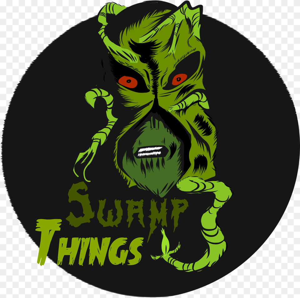 Swamp Thing Logos 1 Logo, Green, Art, Graphics, Alien Free Png