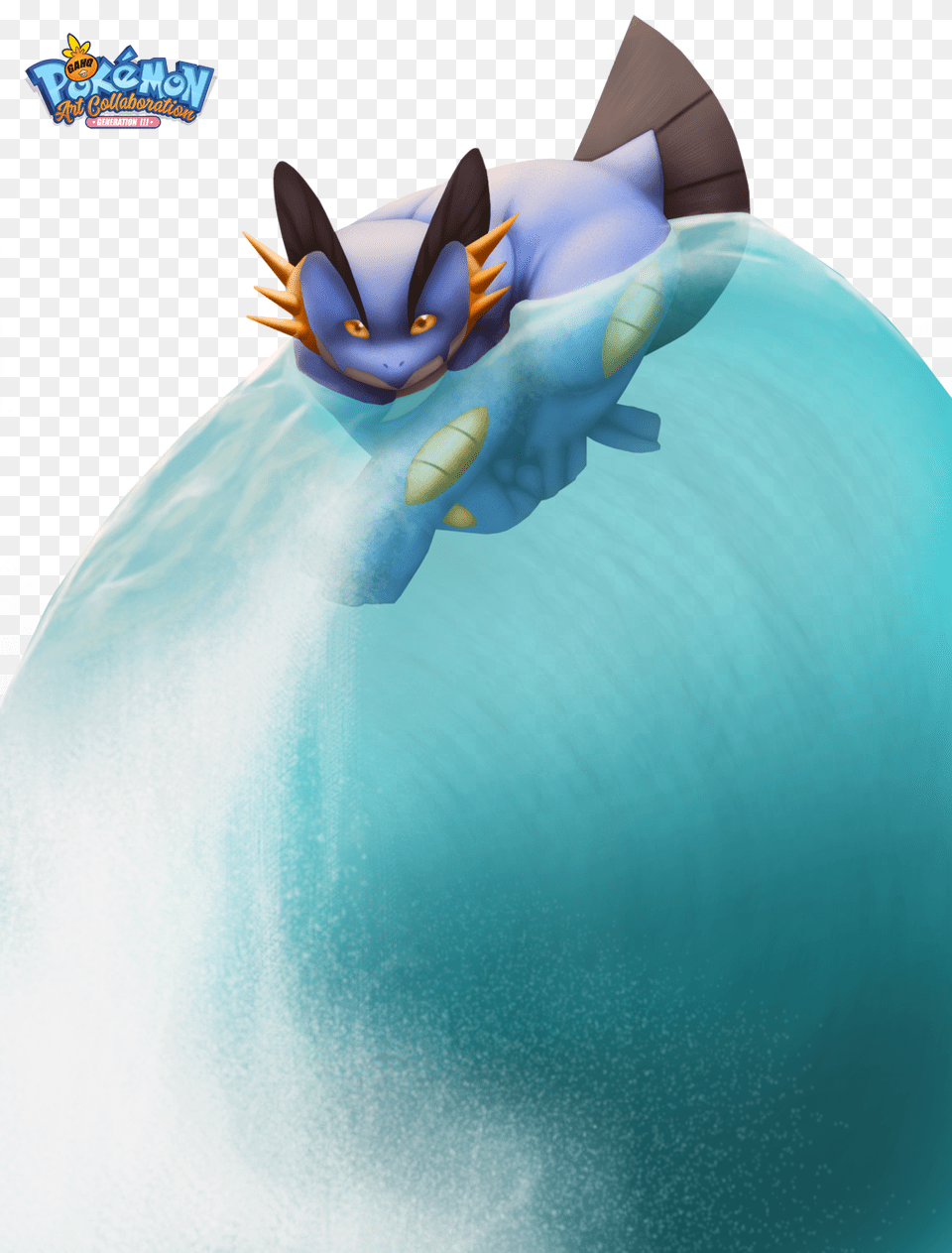 Swampert Using Surf By 13alrog Cartoon, Nature, Outdoors Free Transparent Png