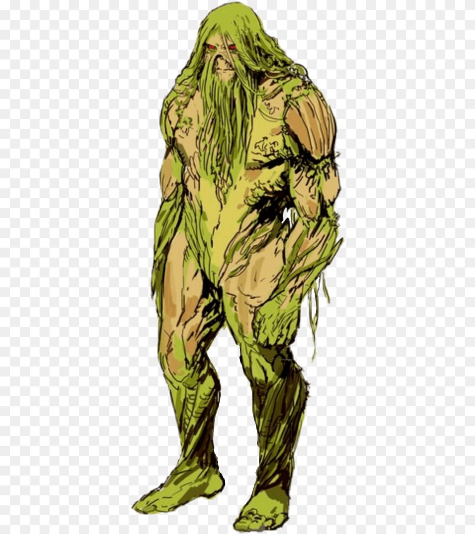 Swampthing Dc Hero Justiceleague Green Justice League Swamp Thing, Adult, Male, Man, Person Png