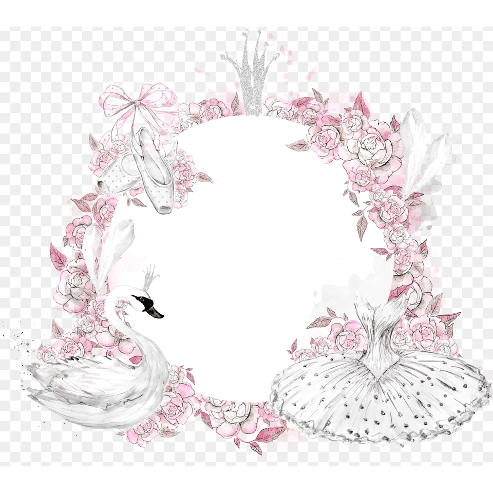 Swan And Tutu Cygnini, Birthday Cake, Cake, Cream, Dessert Free Png