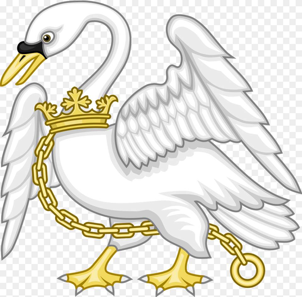 Swan Badge, Animal, Bird, Waterfowl Png Image