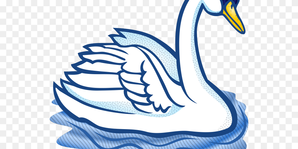 Swan Black And White Clipart, Animal, Fish, Sea Life, Shark Free Transparent Png